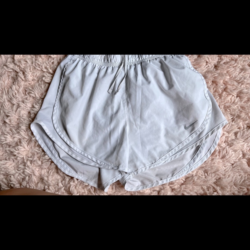 White Nike Athletic Shorts
